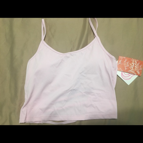 Xl bnwt latterback ribbed dusted lilac - Picture 2 of 4